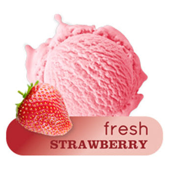Thrive Ice Cream - Fresh Strawberry - 6 oz Cup (case of 24) scoop