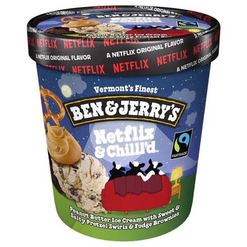 Ben & Jerry's Netflix & Chill'd Ice Cream (Pint)