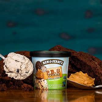 Ben & Jerry's Non-Dairy P.B. & Cookies MiniCup (Case of 12)