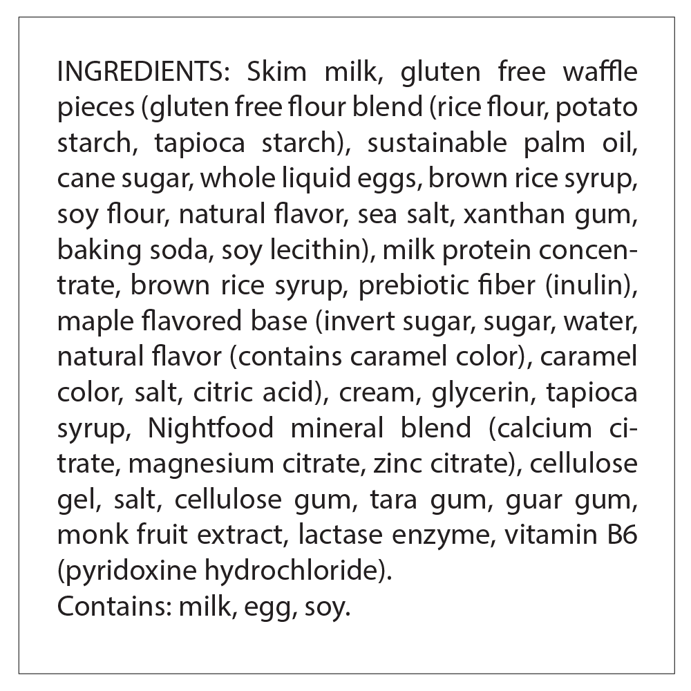 Nightfood Bed and Breakfast (Pint) ingredients