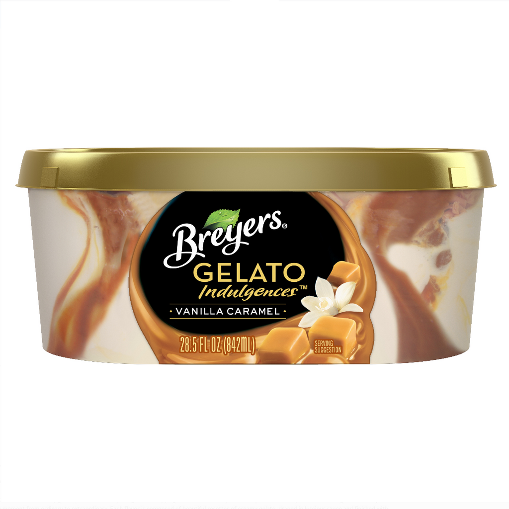 Breyer's, Vanilla Caramel Gelato, 48 oz. (1 Count)