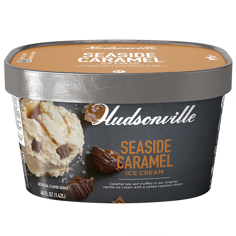 Husdonville Ice Cream, Seaside Caramel (48oz Carton)