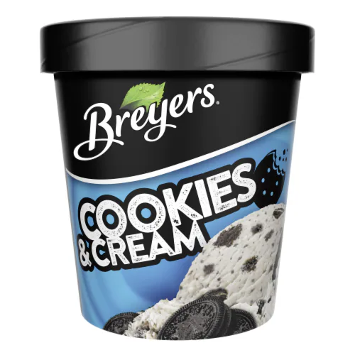 Breyer's, Cookies & Cream Ice Cream, Pint (1 Count)