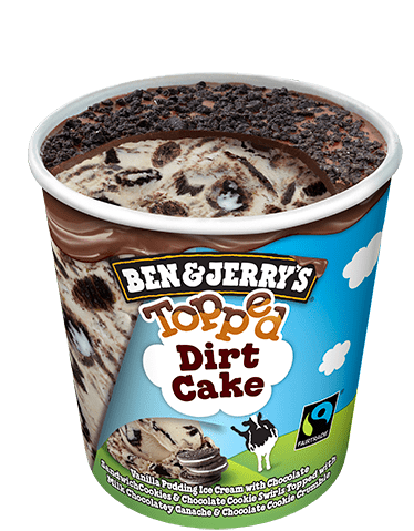 Ben & Jerry's Dirt Cake Topp'd Ice Cream (Pint) top