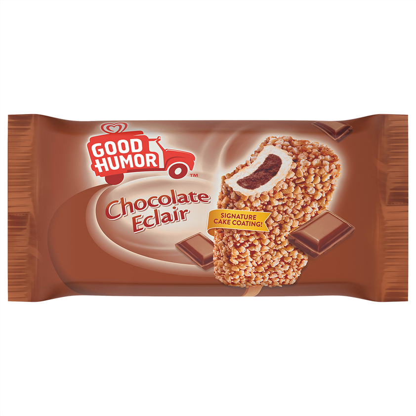 Good Humor Chocolate Eclair Ice Cream Bar, 4 Oz (24 Count) – icecreamsource