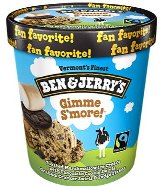 Ben & Jerry's, Gimme S'more Ice Cream, Pint (1 count)