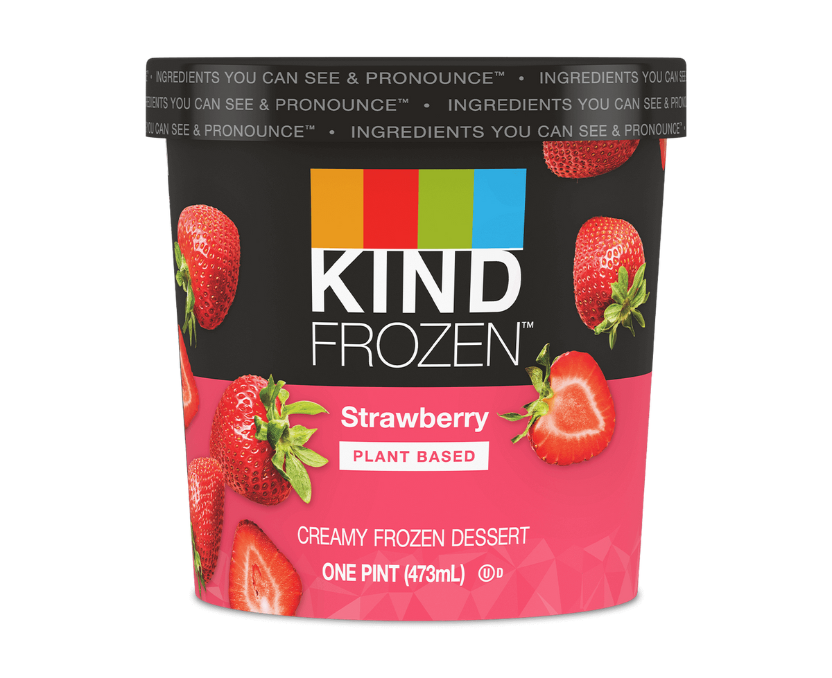 KIND Frozen, Strawberry Ice Cream (Pint) icecreamsource
