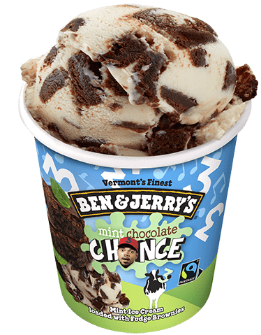 Ben & Jerry's Mint Chocolate Chance Ice Cream (Pint) open