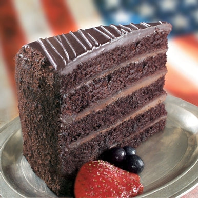 Sweet Street, 5 High Chocolate Cake (1 Count) slice