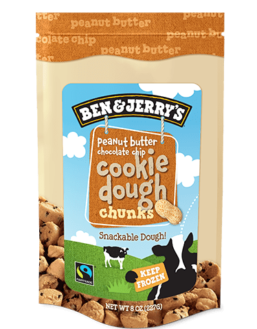 Ben & Jerry's, Peanut Butter Chocolate Chip Cookie Dough Chunks, 8 oz. (1 count)
