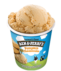 Ben & Jerry's - Pumpkin Cheesecake Ice Cream (Pint) open
