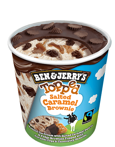 Ben & Jerry's, Salted Caramel Brownie Topped (Pint)