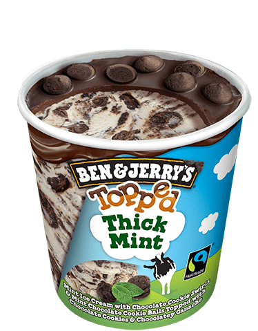 Ben & Jerry's, Thick Mint Topped (Pint)