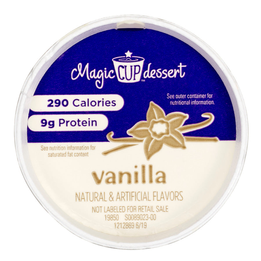 Magic Cup Fortified Nutrition Vanilla Snack, 4 Ounce - 48 per Case