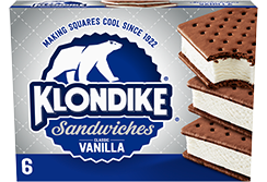 Klondike, Original Vanilla Sandwich, 4.23 oz. (6 Count)